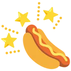 stella che brilla + hot dog