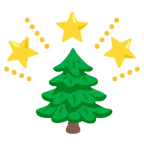 stella che brilla + albero sempreverde