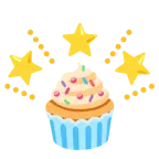 stella che brilla + cupcake