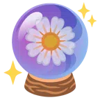fiore + sfera di cristallo