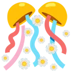 Konfettiball + gelbe Blüte