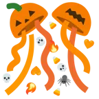 Konfettiball + Halloweenkürbis