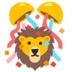 Konfettiball + Löwe
