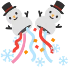 Konfettiball + Schneemann ohne Schneeflocken