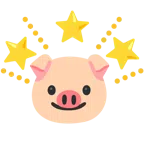 หน้าหมู + ดาวส่องแสง