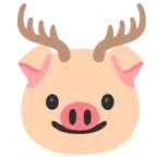 หน้าหมู + กวาง