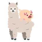 หน้าหมู + ลามะ