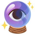 occhio + sfera di cristallo