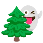 fantasma + albero sempreverde