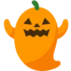 fantasma + zucca di Halloween