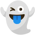 fantasma + cuore blu