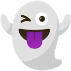 fantasma + cuore viola