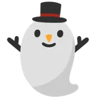 fantasma + pupazzo di neve senza neve