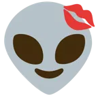 alieno + impronta della bocca