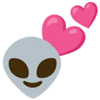 alieno + due cuori