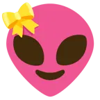 alieno + cuore con fiocco
