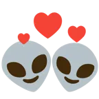 alieno + cuori che girano