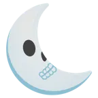 teschio + faccina ultimo quarto di luna