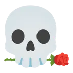 teschio + rosa