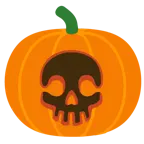 teschio + zucca di Halloween