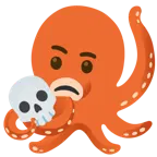teschio + polpo