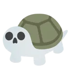 teschio + tartaruga