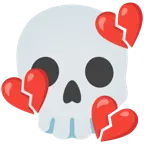 teschio + cuore infranto