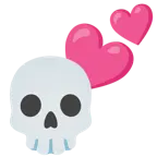 teschio + due cuori