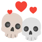 teschio + cuori che girano