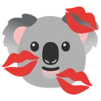 impronta della bocca + koala