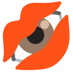 impronta della bocca + occhio