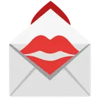impronta della bocca + lettera d’amore