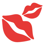 impronta della bocca + due cuori