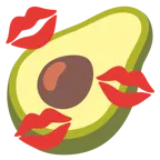 impronta della bocca + avocado