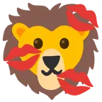 impronta della bocca + leone