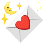 lettera d’amore + faccina ultimo quarto di luna
