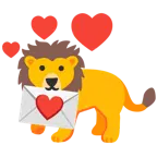 lettera d’amore + leone
