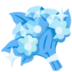 mazzo di fiori + gemma