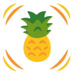 cuore che batte + ananas