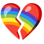 cuore infranto + arcobaleno