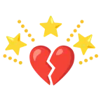 cuore infranto + stella che brilla