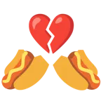 cuore infranto + hot dog