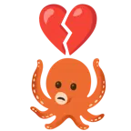 cuore infranto + polpo