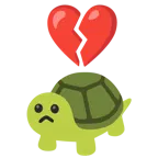 cuore infranto + tartaruga