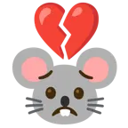 cuore infranto + muso di topo