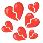 broken heart + broken heart