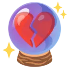 cuore infranto + sfera di cristallo