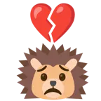 cuore infranto + riccio