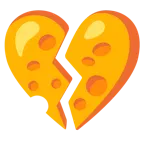 cuore infranto + fetta di formaggio
