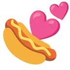 due cuori + hot dog